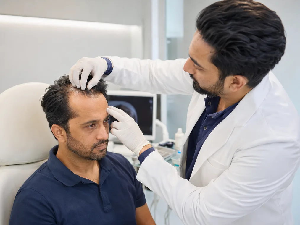 Hair transplant consultation and assessment